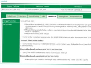 Nur Yahya Diputus 8 Bulan Penjara Masih Ngeyel Minta Keringanan