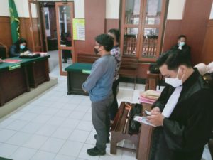 Lima Pejudi Domino Senggolan Jalani Persidangan