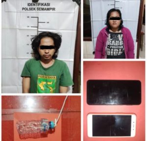 Dua Budak Sabu Digulung Unit Reskrim Polsek Semampir Surabaya